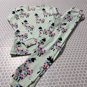 Tea Collection Mint Pajama Set Size 5